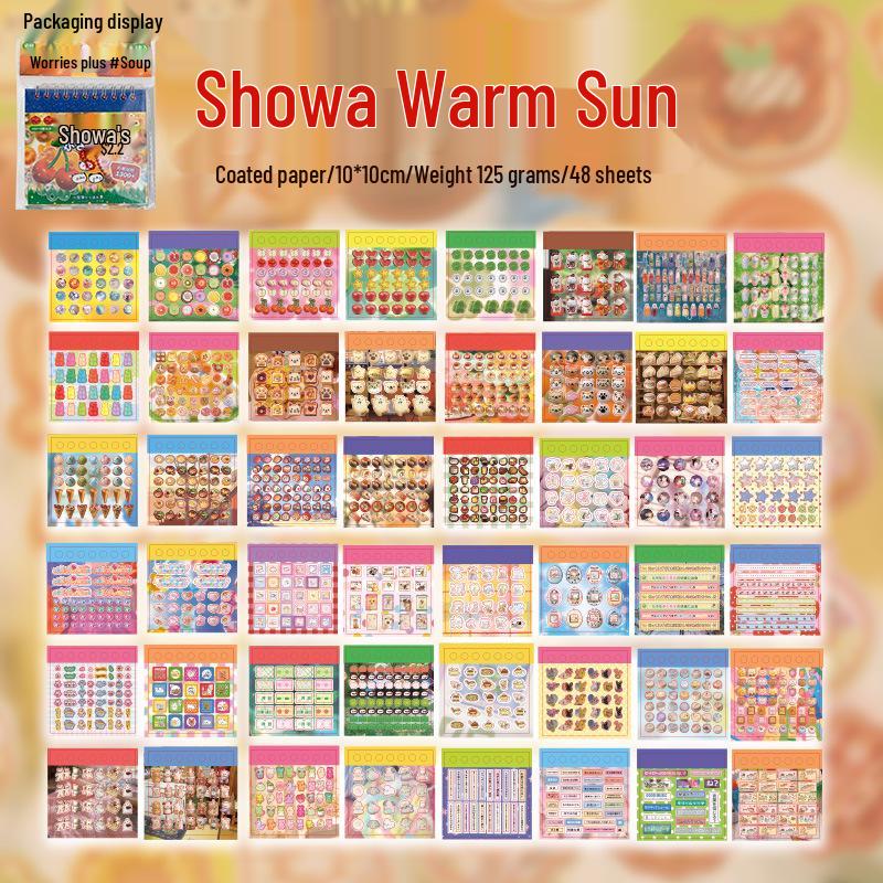 Yu Xian Vintage Japonský Styl Vyřezávaná Kniha Samolepek – 45 Listů pro Koláž a DIY.