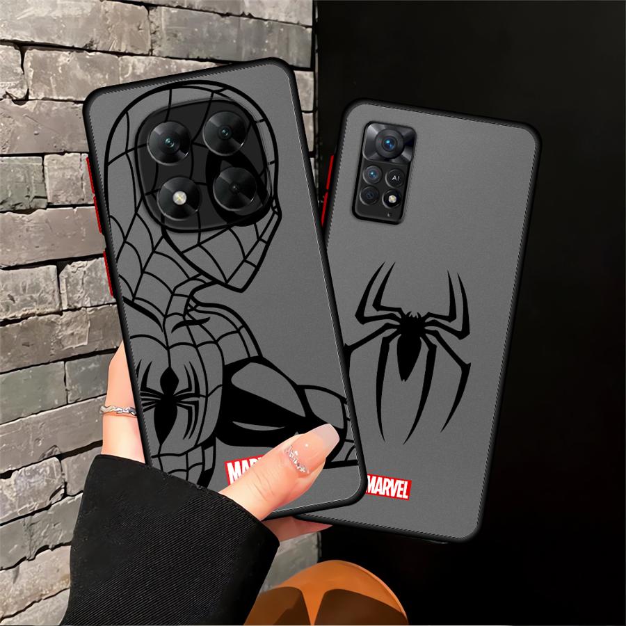 Hülle für Xiaomi Redmi Note 14 13C 12 A4 14C 11 9S 13 Pro Plus 10 Funda Handyhülle Marvel Sipiderman Ironman