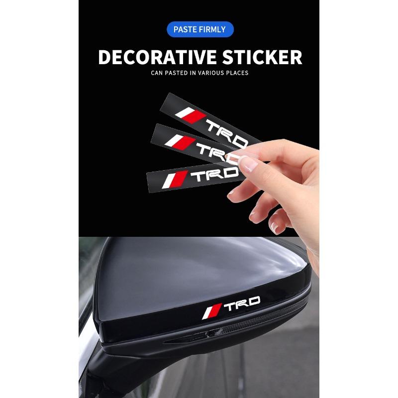 1/5/10Pc Car Interior Random Stickers Car Steering Wheel Emblem Styling for Toyota TRD GR Corolla Yaris Chr Auris RAV4 Camry Highlander