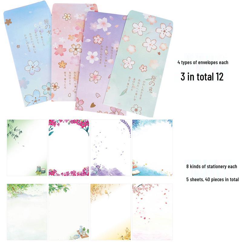 Retro Chinese-Style Love Letter Stationery Set: 16 Elegant Writing Papers for Literary Enthusiasts