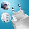 3A Charger Travel Portable Tablet Charge EU/US Plug 4-Port USB Charger Quick Charge