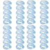 8 Pcs 5-Ring Loose Leaf Binders Plastic Binding Combs Snap Split Book Rings for Notebook Diary Organizing Accessories