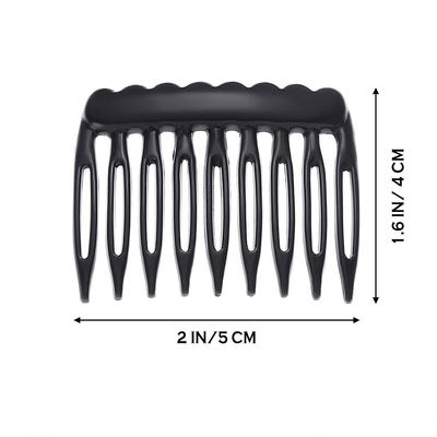 24 Pcs French Teeth Hair Combs Small Hair Side Combs Hairs Clip Comb DIY Bridal Wedding Veil Comb for Headwear Hair Accessories