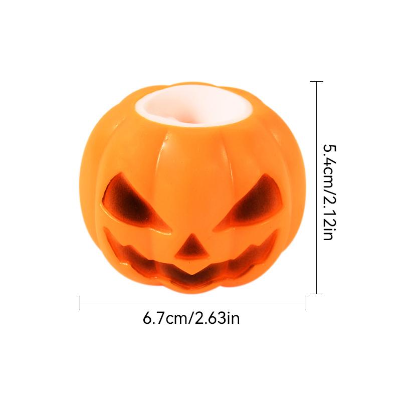 1/3Pcs Halloween Pumpkin Ghost Squeeze Pinch Toy Kids Favors Halloween Party Supplies Stress Relief Fidget Toys Birthday Gifts