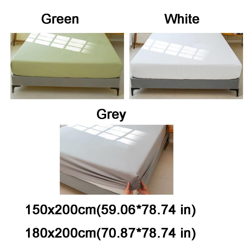 Non-slip Solid Color Mattress Cover Skin-friendly Urinary Barrier Bed Sheet Bed Cover  Elderly