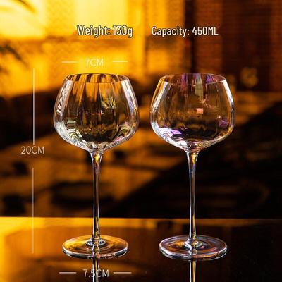 Shangqi Prism Apple Crystal Glass Wine Decanter Set