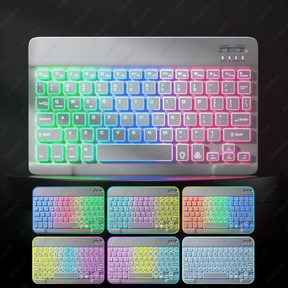 Bluetooth Keyboard Set with Mouse Backlit Keyboard for Phone Tablet