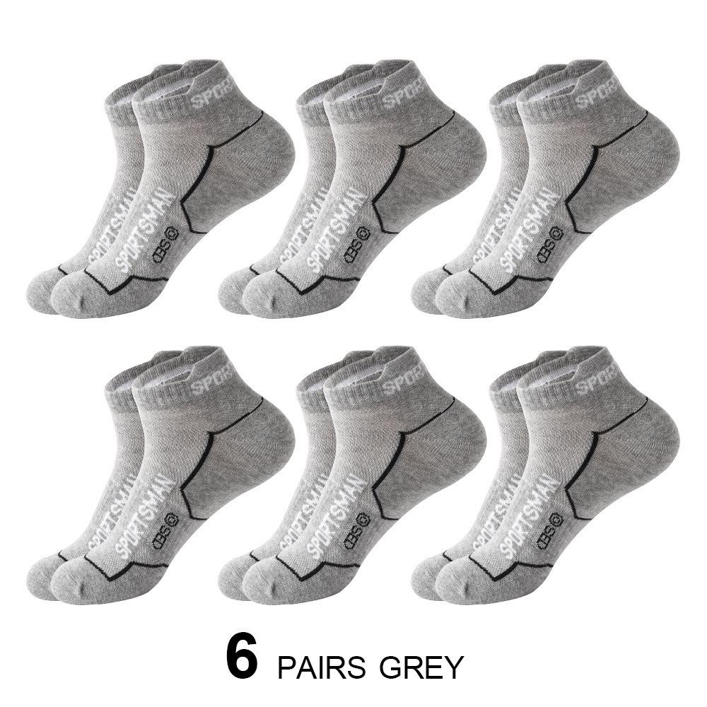 Men's Mid-Calf Sports Sweat-Absorbent Cotton Socks for Running, Cycling, Fitness, and Basketball