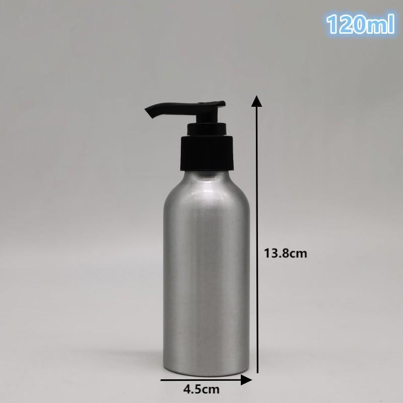 

Refillable Foaming Soap Dispenser Portable Rustproof Aluminum Press Bottle Shampoo Shower Bottles Kitchen Bathroom Accessories 120ml