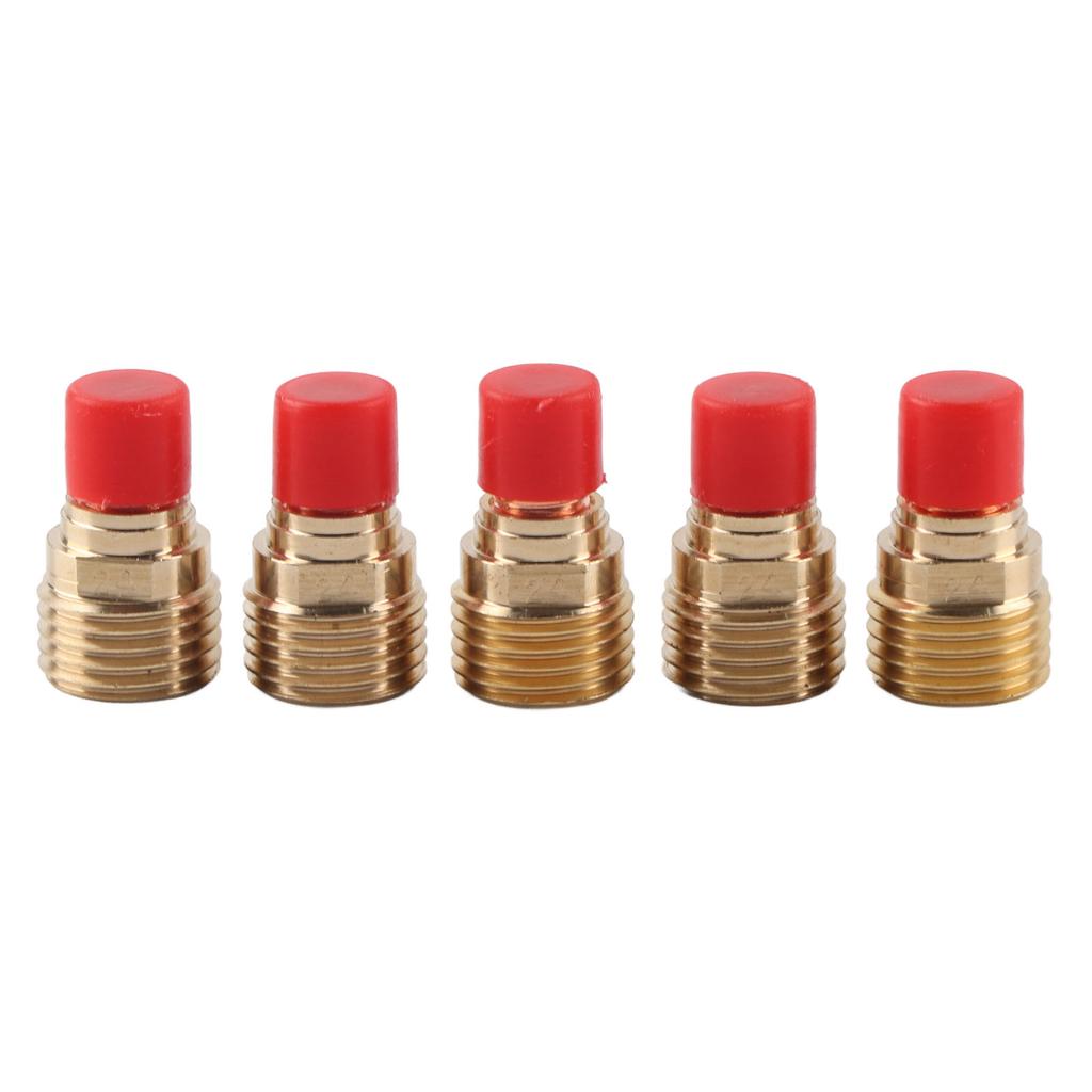 5 Stück 45V44 Gaslinsen-Spannhülsenkörper 2,4 mm 3/32 für WIG-Schweißbrenner WP 9 20 25