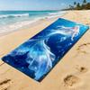 Mermaid Cartoon Anime Towel For Outdoor Camping Beach Towel Super Absorbent Quick-Drying Summer Towel