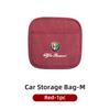 TKJLP1 Plaid Self-Adhesive Storage Hanging Bag For Alfa Romeo Giulietta 159 147 156 166 Mito Giulia GT Stelvio Tonale