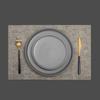 Nordic-Style Double-Sided Waterproof PVC Table Mat: Heat-Resistant, Oil-Proof, Wash-Free, Fabric Texture Dining Tablecloth