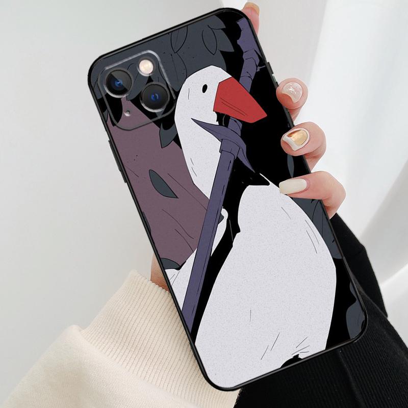 Cartoon Funny Goose Phone Case For iPhone 17 Pro Max 14 13 12 11 15 16 Pro Max mini 16 15 Plus 16e 17 Air Cover