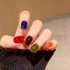 30Pcs Dopamine Short Fake Nails Cute Fun Press On Nails High Quality Decorative Nail Tips For Girls