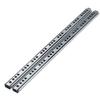 2PCS Two Way Slide Bearing Drawer Slides Smooth Glide Steel Ball Bearing Slide  Kitchen Cupboard