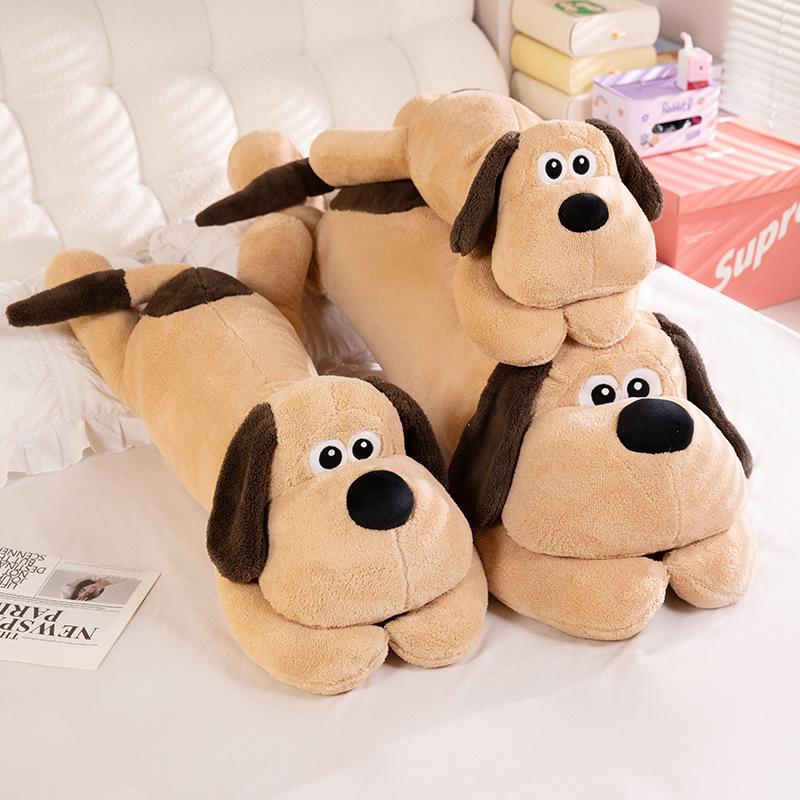 Kawaii Large Size Soft Long Dog Plush Pillow Stuffed Toy Cartoon Animal Puppy Cushion Perfect Birthday Or Valentine's Gift