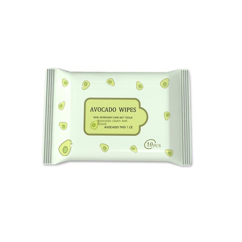 10-Pack Baby Wet Wipes - Non-Woven, Small, Ideal for Maternal and Child Care