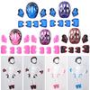 7-teiliges Schutzausrüstungs-Set für Kinder, verstellbarer Helm mit Knie-Handgelenk-Schonern und Ellbogenpolstern für Roller, Skateboard, Rollschuhlaufen, Radfahren