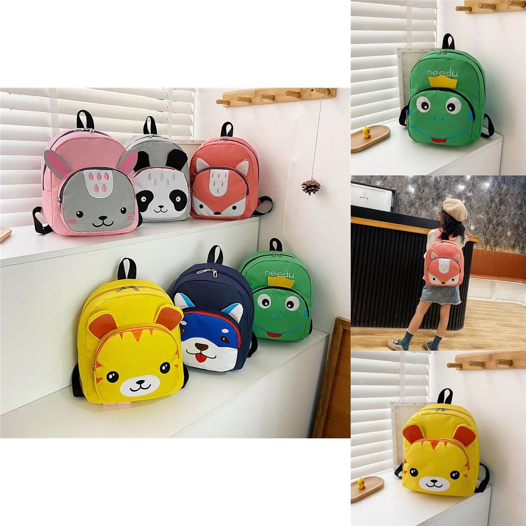 Cute Animal Pattern School Bag For Toddlers Breathable And Wear-resistant