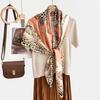 New fashion 111 mulberry silk silk scarf, women's Spring Festival gift for elders to keep warm 111 silk collection