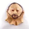 Clamped Lips Old Man Mask Realistic Latex Old Man Headgear Wrinkle Face Head Cover For Halloween Cosplay Party Costume Mask
