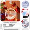 Glowing Merry Christmas LED Suction Cup String Lights for 2025 Holiday Window Display