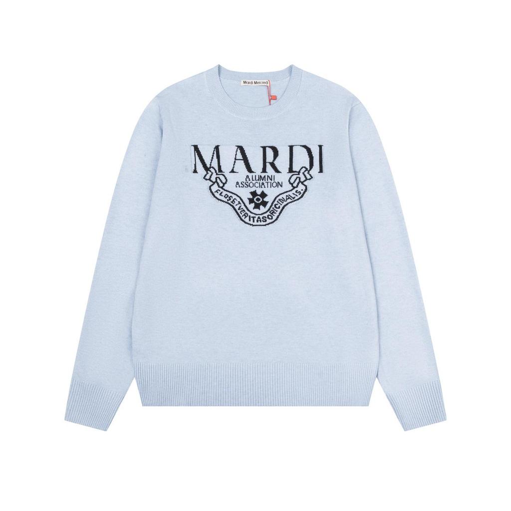 Mardi SS24 Unisex Lettered Ribbon Pullover Knit Sweater