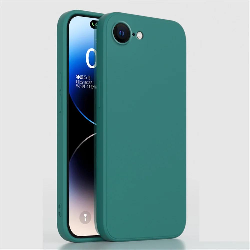 Hot Sales Liquid Silicone Case For iPhone 16E 16 Pro Max 16 Full For iPhone 16 16Pro 6 7 8 Plus SE2020 Colorful Protection Cover
