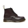 Dr. Martens Leather Vintage Glossy 6-Hole Short Mid-Calf Boots Unisex Boots Deep-Red 27282626