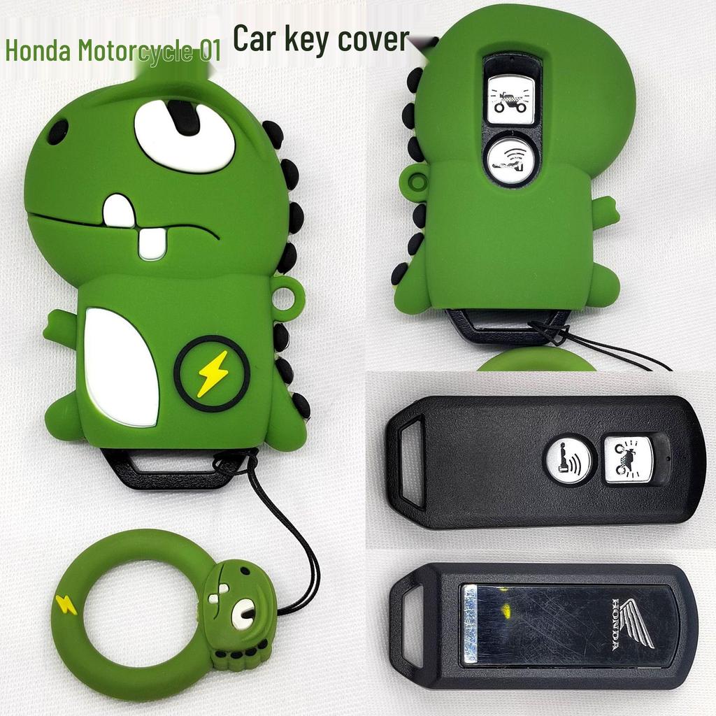 Cat Paw Cartoon Key Cover for Yamaha & Honda Motorcycles