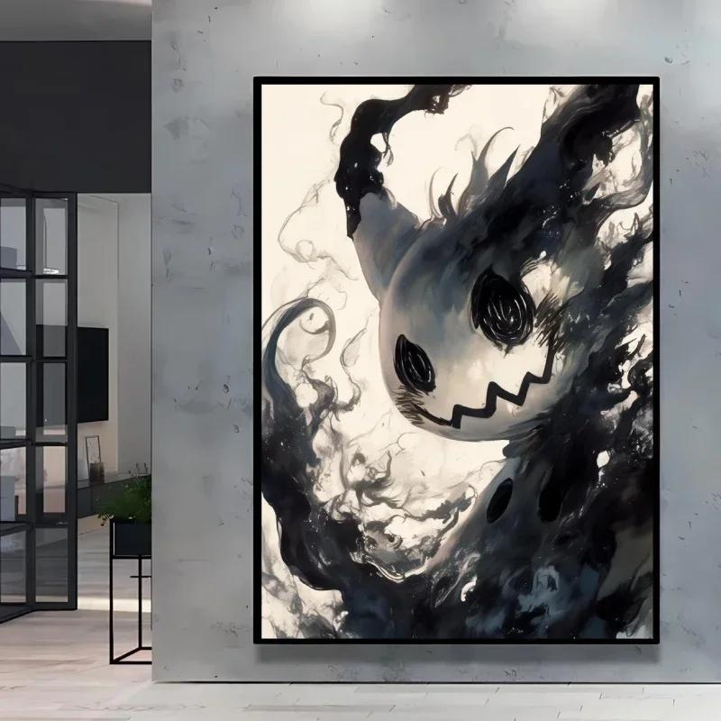 Classic Anime Canvas Posters Pokemon Pikachu Kids Gifts Eeveelution Canvas Painting Cool Wall Art Picture Home Bedroom