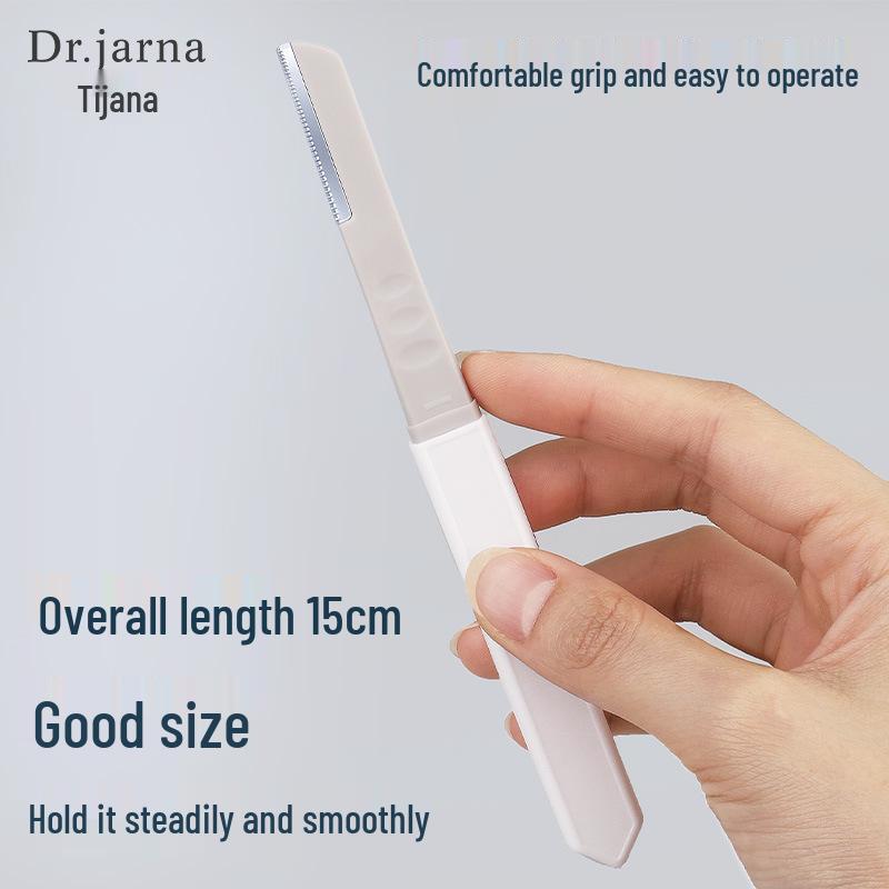 Tijiana 2-Piece Retractable Safety Eyebrow Razor - Sharp, Anti-Scratch Design for Easy Hair Removal