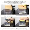 Dishwashing Liquid Kitchen Cleaning Push-On Automatic Dishwashing Cloth Dishwashing Soap Container