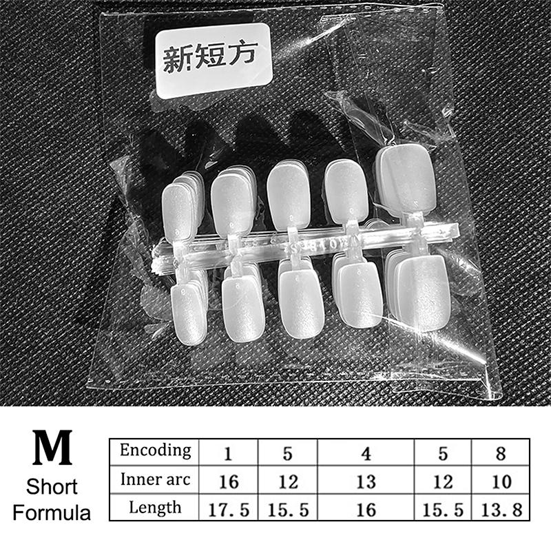 100Pcs Press On Nail Tips Full Cover Ultra-Thin False Nails Patches Gel Nails Extension System Clear Fake Nails Art Accessories