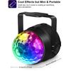 1-2Pcs Aalternating Flashing EU Disco Ball Stage Light with Remote Control for Home Room Parties Wedding Bar Birthday Mini Lamps