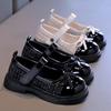 Frühling Herbst Kinder Lederschuhe mit Schleife Vielseitige Mädchen Mode Mary Jane Schuhe Causal Patchwork Kinder Prinzessinnenschuhe