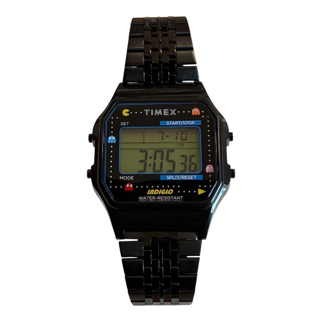 Used TIMEX T80 PAC-MAN collaboration watch limited rare