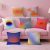 Gradient Halo Pillowcase Toon Gift Cushion Cover Bedroom Home Sofa Chair Seat Decor Pillow Case