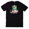 T-Shirt Cute Dinosaur In the Pool Party