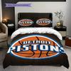 Set di tre pezzi con logo vibrante dei Detroit Pistons(1 * copripiumino + 2 * federa, senza nucleo) Copripiumino e federa morbidi e confortevoli