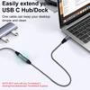 Thsucords USB C Extension Cable USB Type C 10Gbps 100W Male To Female Cable for MacBook and More (2-Pack) 0.5M, 3.2 Pro/Air, Phones, Tablets,