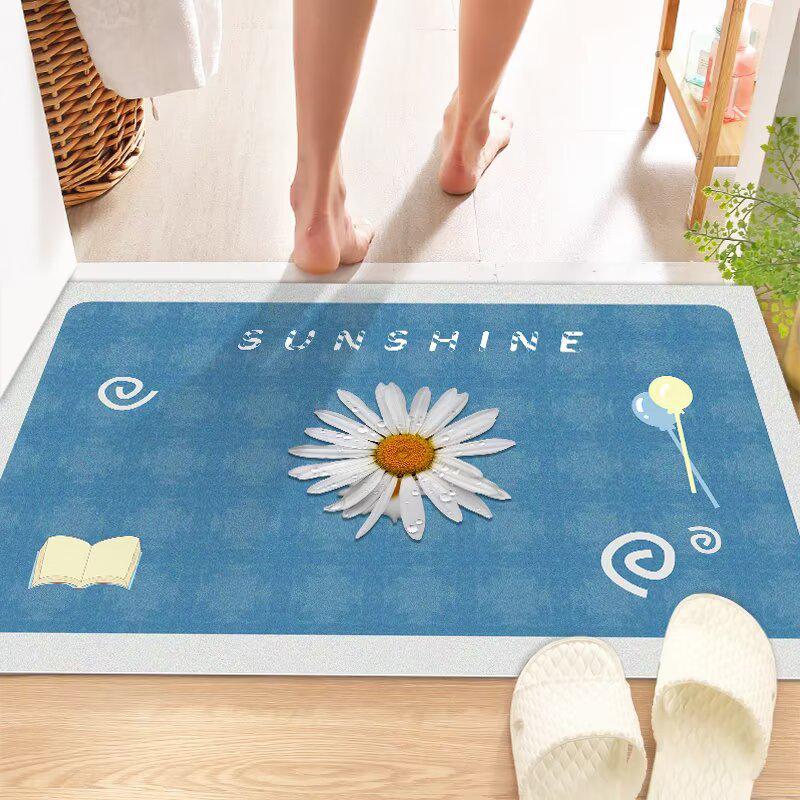 Cartoon Anti-Slip Entrance Mat for Bedroom, Bathroom, and Toilet