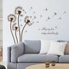 Zdejmowane mlecze DIY naklejka ścienna Home naklejka salon dekoracja sypialni