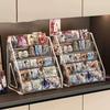 5-Tier Clear Acrylic Display Stand for Brooches And Pins Anime Badge Figure Desktop Organizer Shelf Collectible Display
