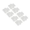 50pcs Nail Color Board Tips Water Ripple Transparent Glass Little Bear Nail Tips for Manicure
