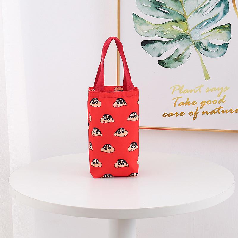 Crayon Shin Chan Shiro Action Kamen Pattern Cup Umbrella Canvas Storage Bag