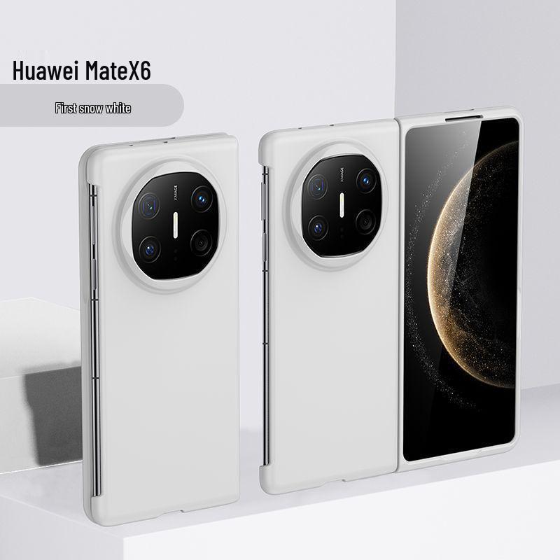 Ultra-thin Matte Skin Flip Case X6: Full Coverage, Anti-drop Protective Cover Huawei Mate X6 белый