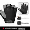 Unisex Breathable Half-Finger Fitness Gloves with Wrist Support and Anti-Slip Grip for Weightlifting and Exercise