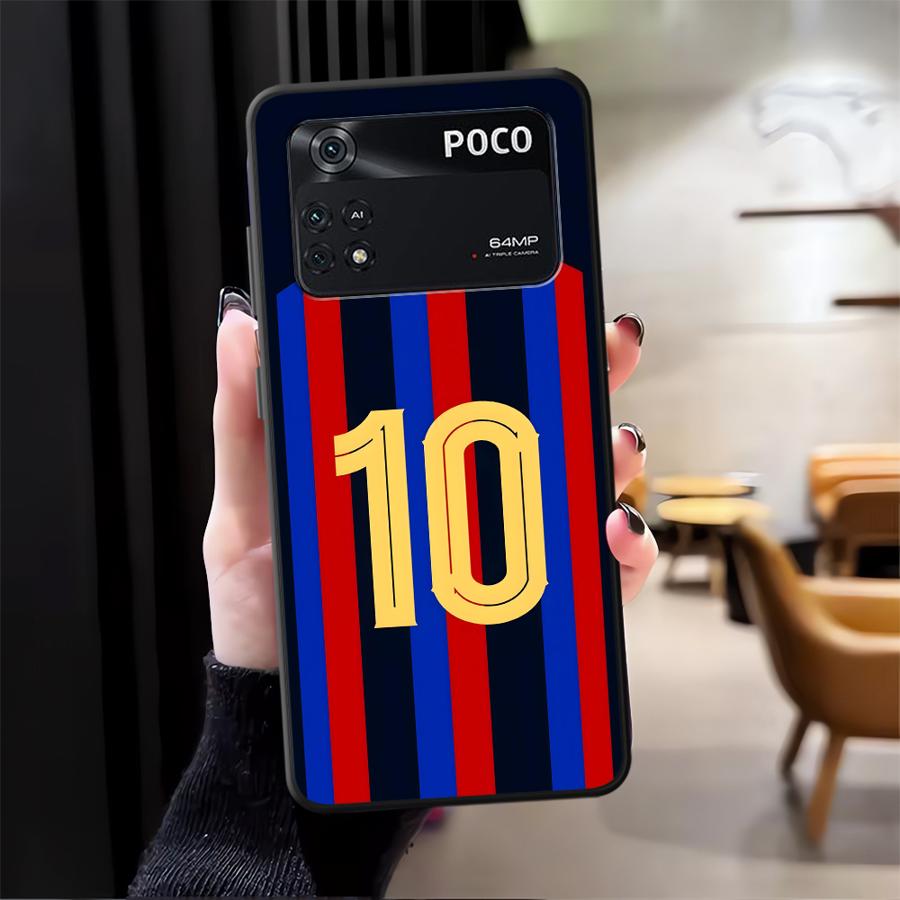 Football Numbers 7 10 Funda Phone Cover Case for Xiaomi Poco F8 M5 X3 X4 X5 X7 Pro C75 C71 F1 F3 C61 M3 M4 M7 Pro C50
